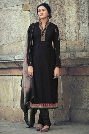 Pitch Black Salwar Suit
