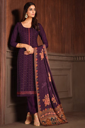 Purple Salwar Suit