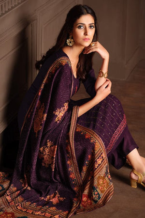 purple salwar suit