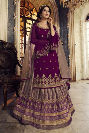 Purple Salwar Suit