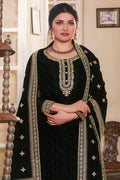 black salwar suit