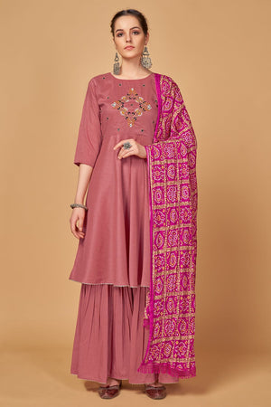 Rouge Pink Salwar Suit