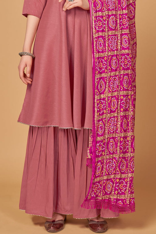 pink salwar suit