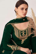 Salwar Suit Sacramento Green Unstitched Salwar Suit saree online