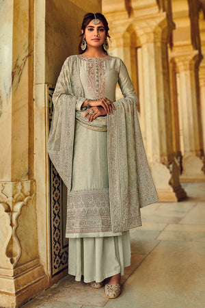 Sage Green Salwar Suit