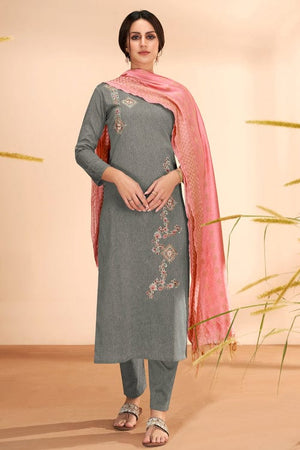Seal Grey Salwar Suit