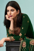 Salwar Suit Seawood Green Georgette Unstitched Salwar Suit saree online