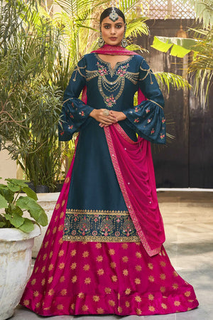Space Blue Salwar Suit