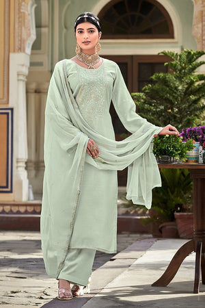Tea Green Salwar Suit