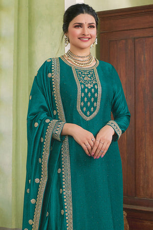 blue salwar suit