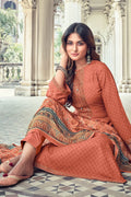 orange salwar suit