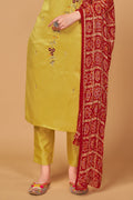 yellow salwar suit