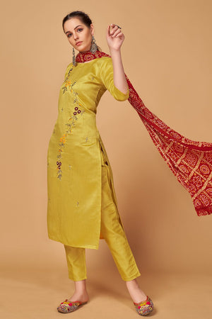 Titanium Yellow Salwar Suit