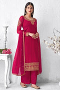 Salwar Suit Tulip Pink Unstitched Dress Material saree online