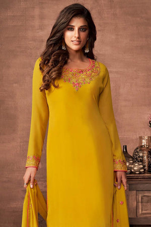 Turmeric Yellow Salwar Suit