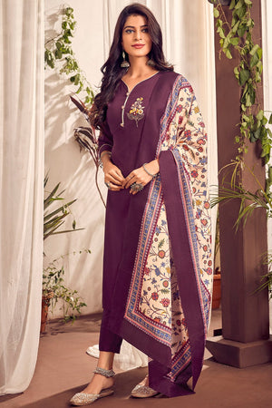 Violet Salwar Suit