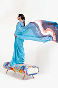 satin silk saree
