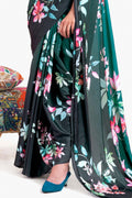 satin saree
