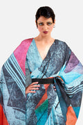 satin saree