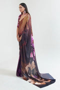 satin silk saree