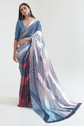 satin crepe saree online