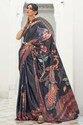 satin silk saree