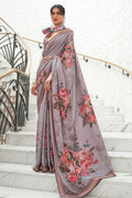 satin silk saree