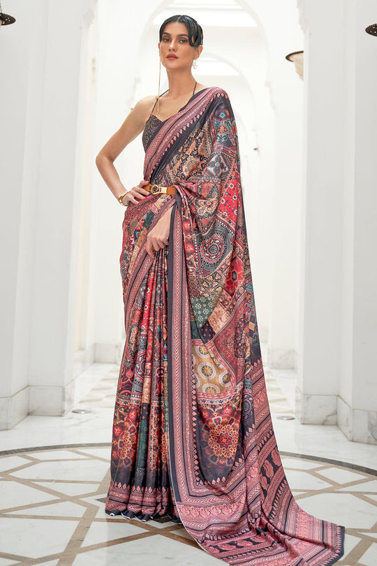 printed saree