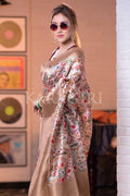 Satin Silk Saree Apricot Orange Satin Silk Saree saree online