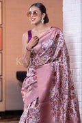 Satin Silk Saree Cavern Pink Satin Silk Saree saree online