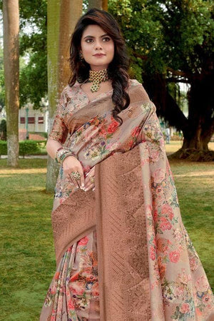 satin silk saree