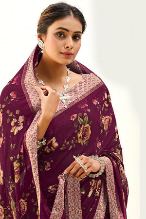 satin silk saree