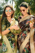 satin silk saree
