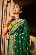green silk sarees