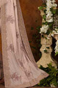 Satin Silk Saree Lilac Lavendor Embroidered Moti Work Satin Silk Saree saree online