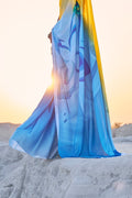 Satin Silk Saree Maya Blue Satin Silk Saree saree online
