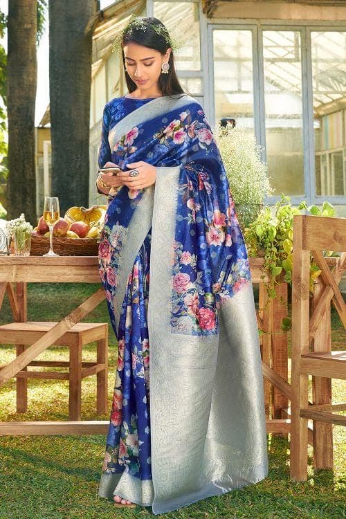satin silk saree