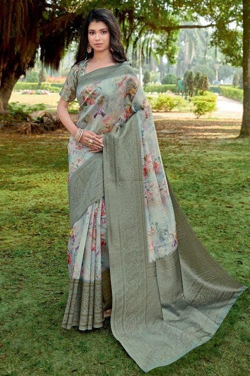satin silk saree