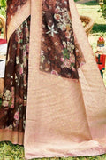 satin silk saree