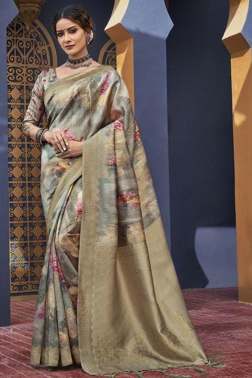 satin saree images