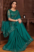 satin silk saree