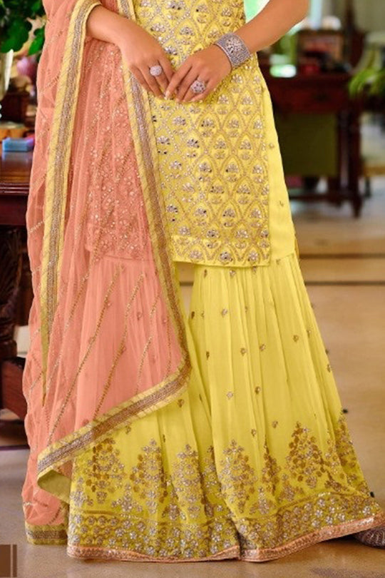 sharara suit for girls