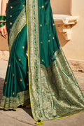 green saree