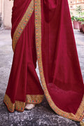 red saree