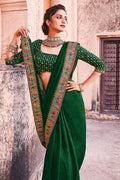 silk saree blouse design