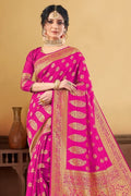 pink saree