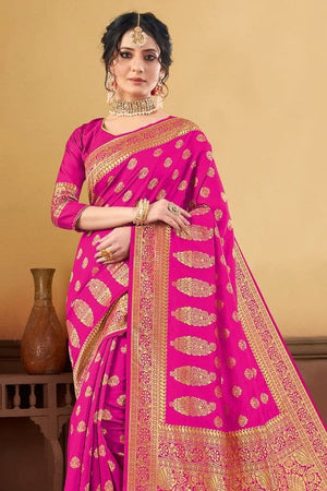 pink saree