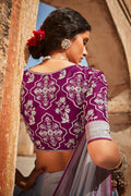 silk saree blouse design