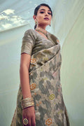 silk saree blouse design