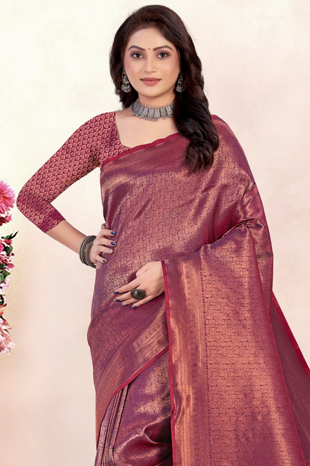 NABAKOTHI MULBERRY SILK SAREE – Fabodisha